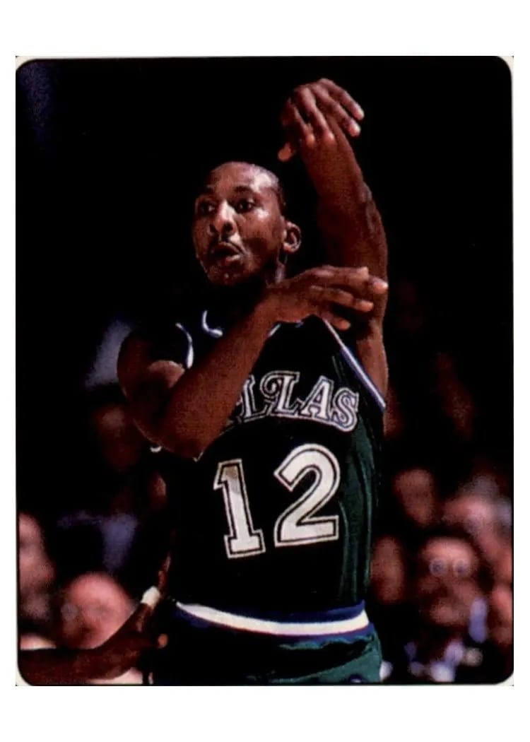 1988 Fleer Derek Harper #30 card