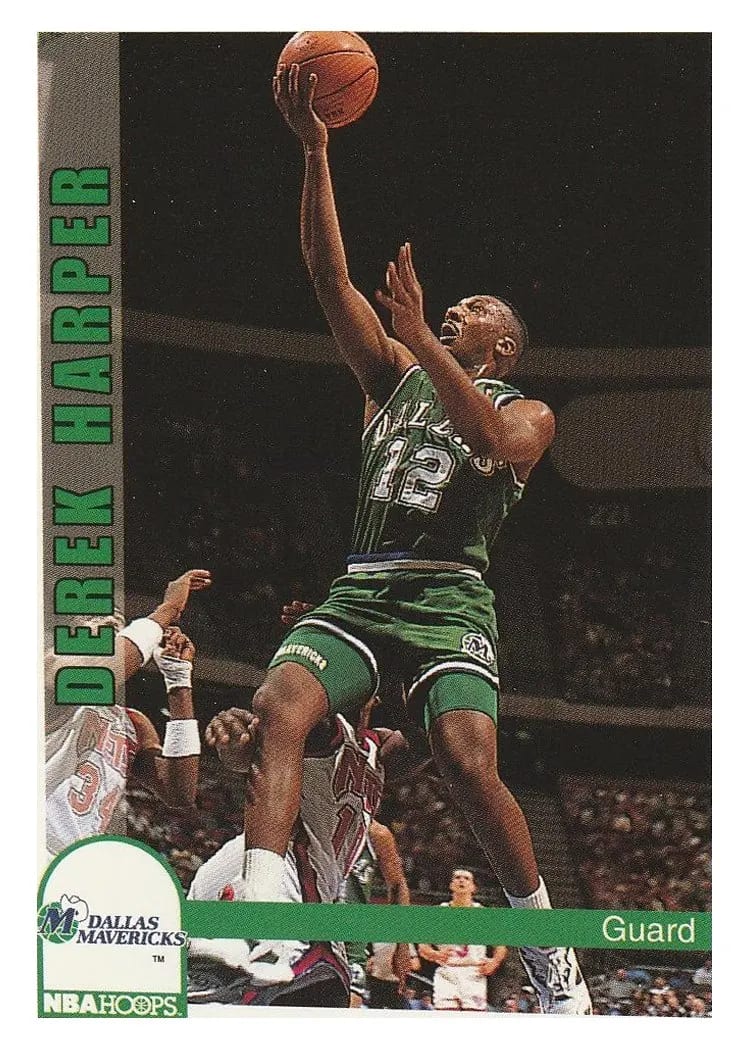 1992 Hoops Derek Harper #47 card