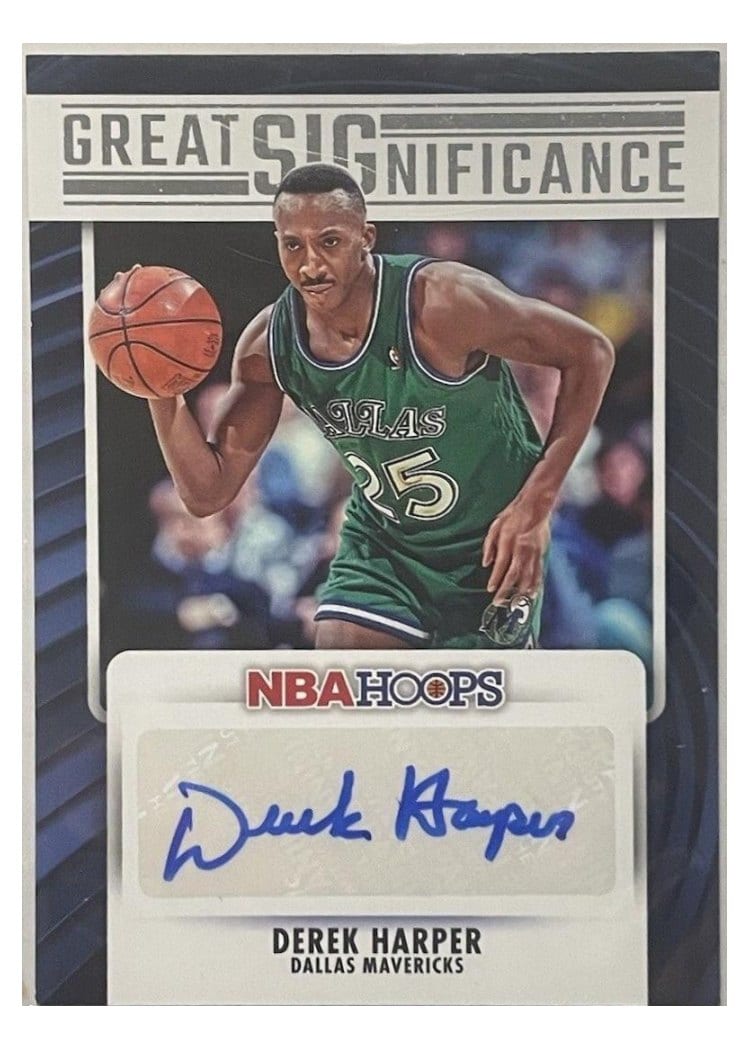 2023-24 Hoops Great SIGnificance Derek Harper #GS-HPR card