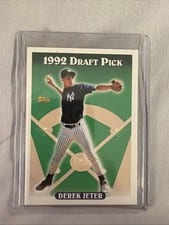 1993 Topps Derek Jeter Blank Back #98 card