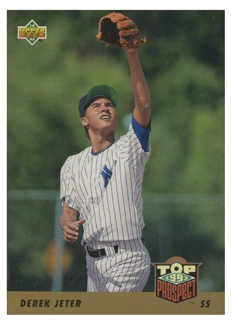 1993 Upper Deck Base Set Derek Jeter #449 card