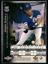 1995 Upper Deck Minor League Derek Jeter #1 card