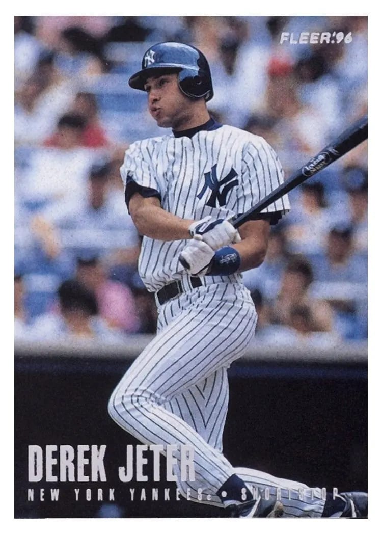 1996 Fleer Derek Jeter #184 card