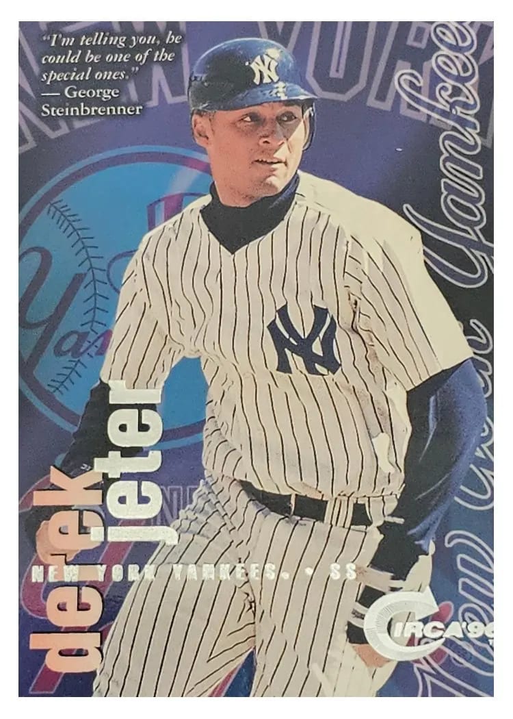 1996 Fleer Derek Jeter #65 card