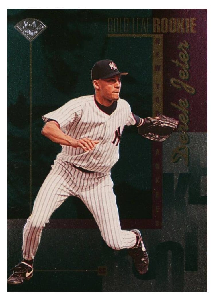1996 Leaf Derek Jeter #211 card