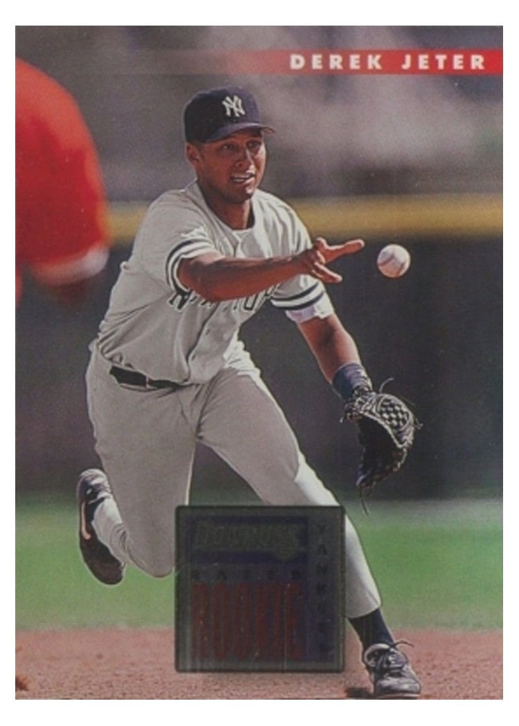 1996 Panini Donruss Derek Jeter #491 card