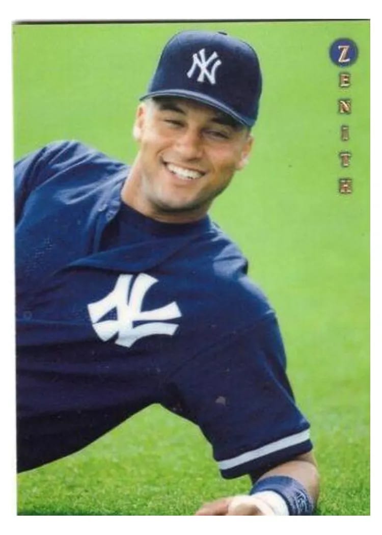 1997 Zenith Derek Jeter #17 card