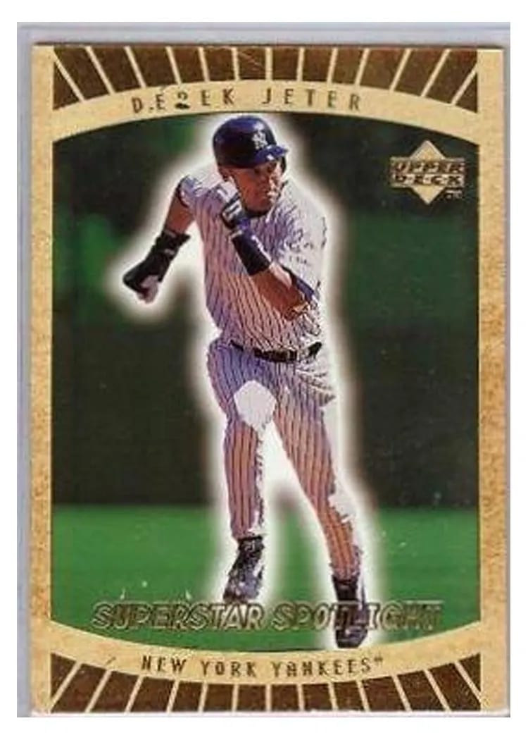 1999 Upper Deck Ovation Derek Jeter Standing Ovation #84 card