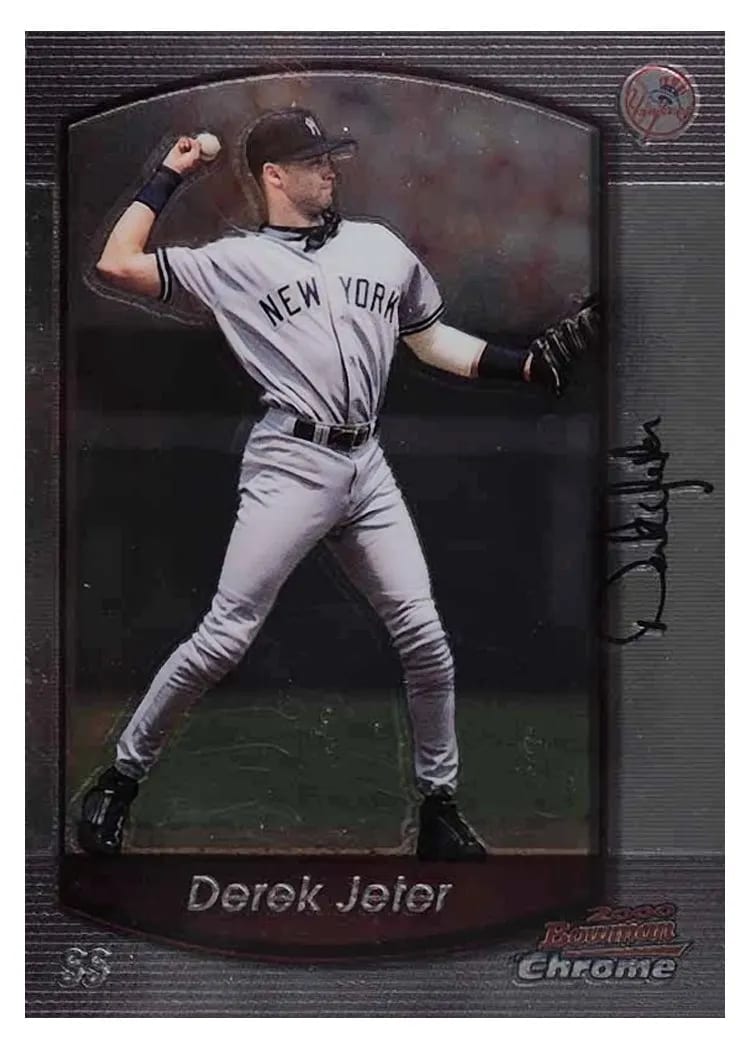 2000 Bowman Chrome Derek Jeter #50 card