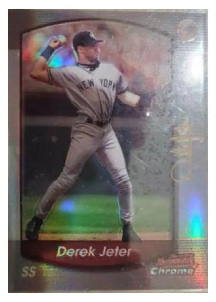 2000 Bowman Chrome Derek Jeter #50 card