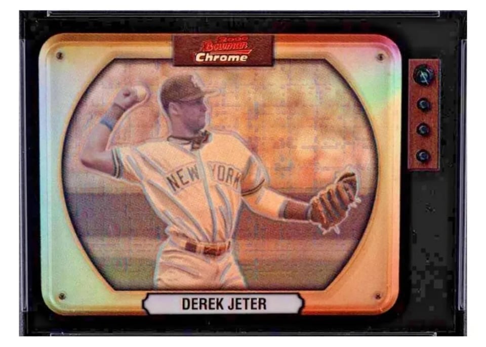 2000 Bowman Chrome Derek Jeter #50 card