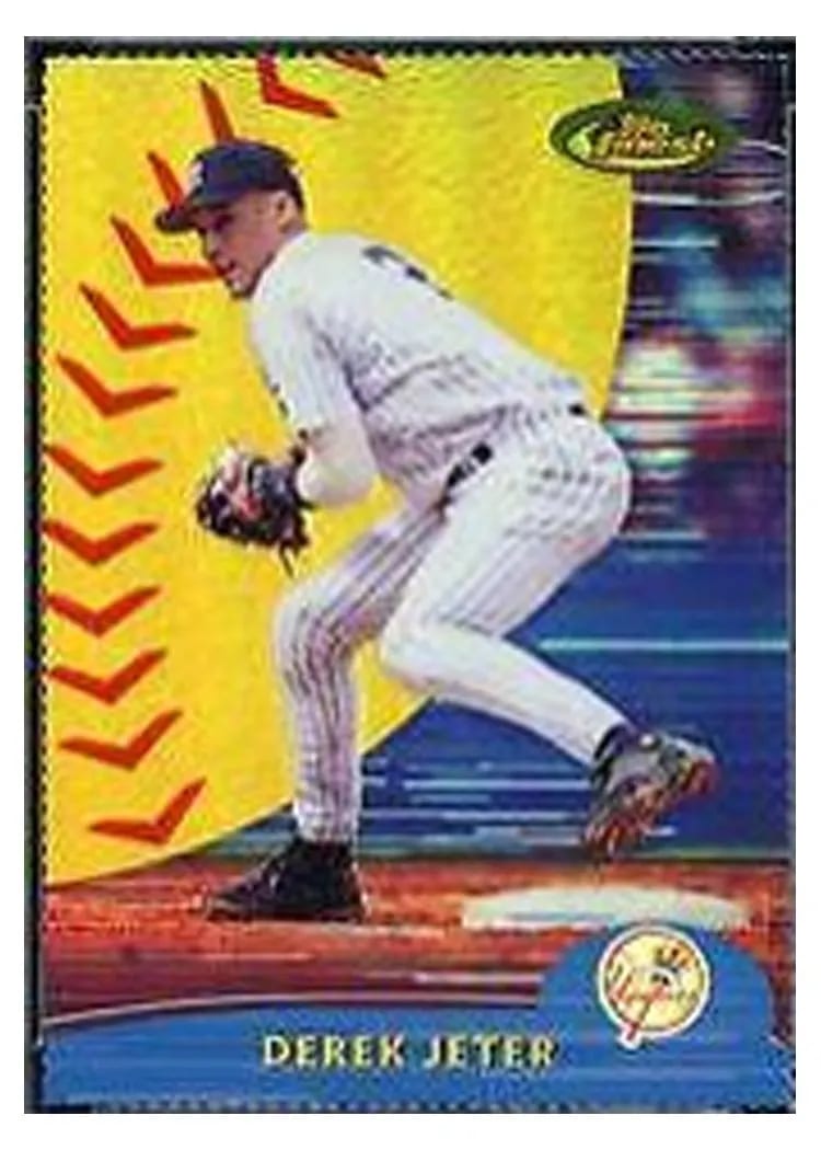 2000 Finest Derek Jeter #60 card