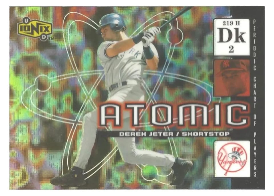 2000 Upper Deck Ionix Atomic Derek Jeter #A6