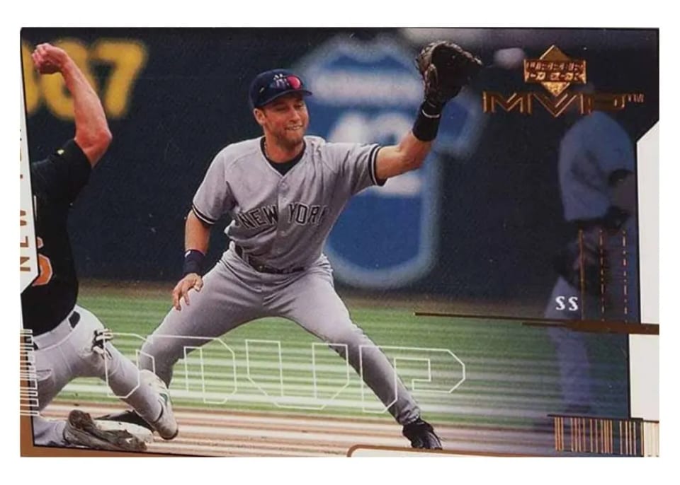 2000 Upper Deck MVP Derek Jeter #210 card