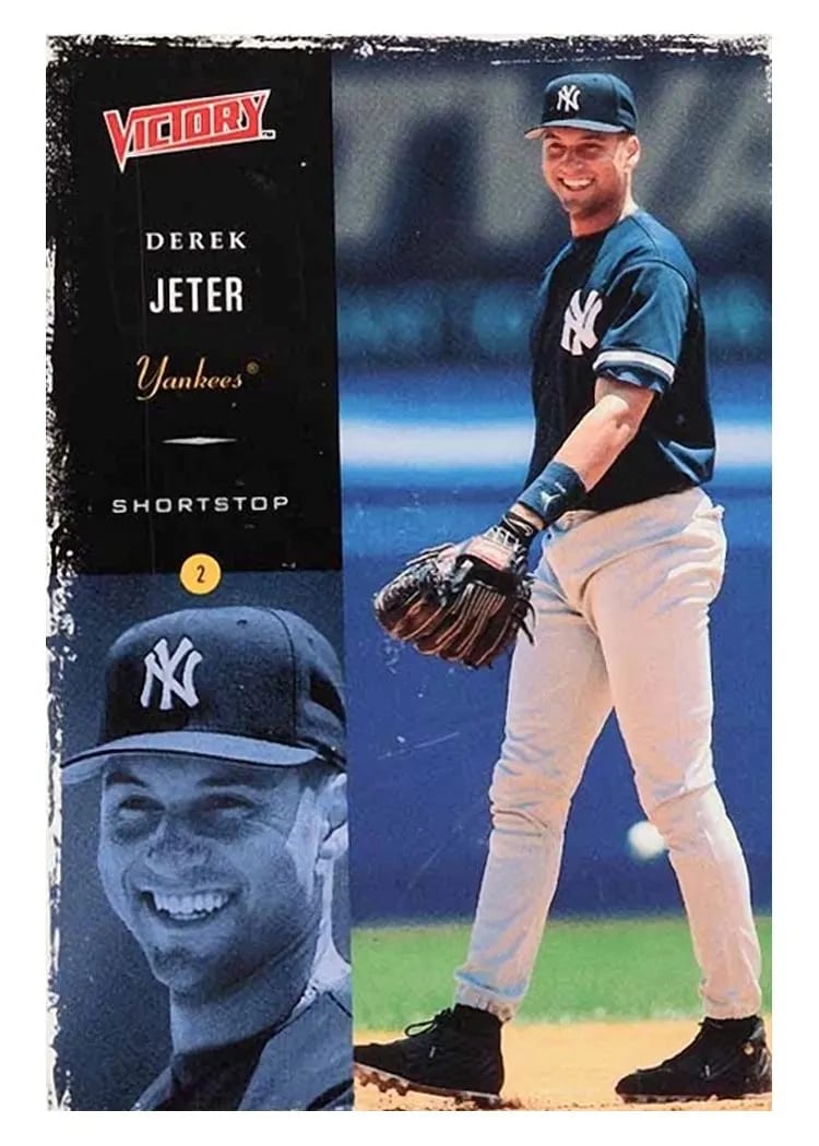 2000 Upper Deck Victory Derek Jeter #319 card