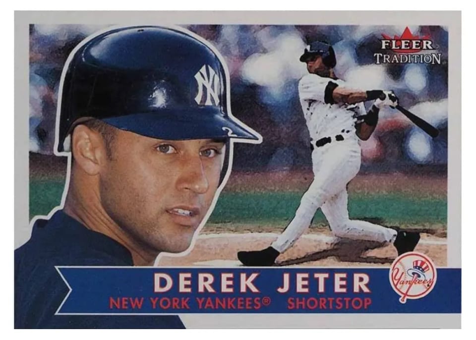2001 Fleer Derek Jeter #188 card