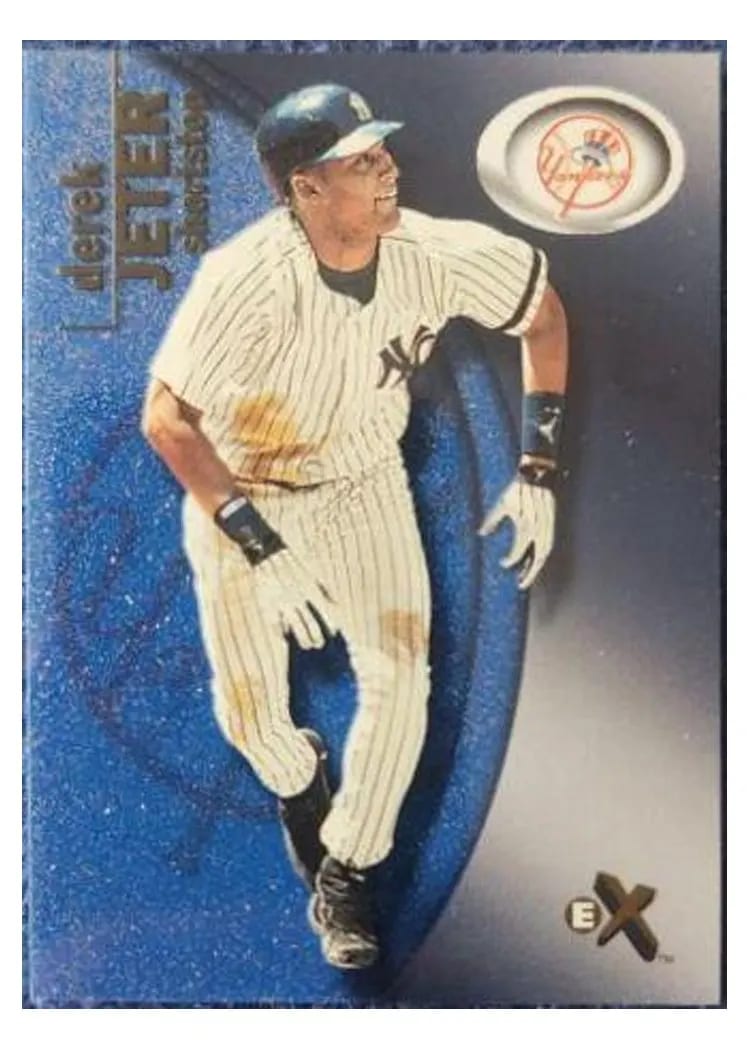 2001 Fleer EX Derek Jeter #2 card