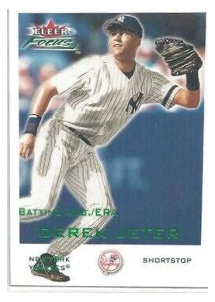 2001 Fleer Focus Derek Jeter #1 card