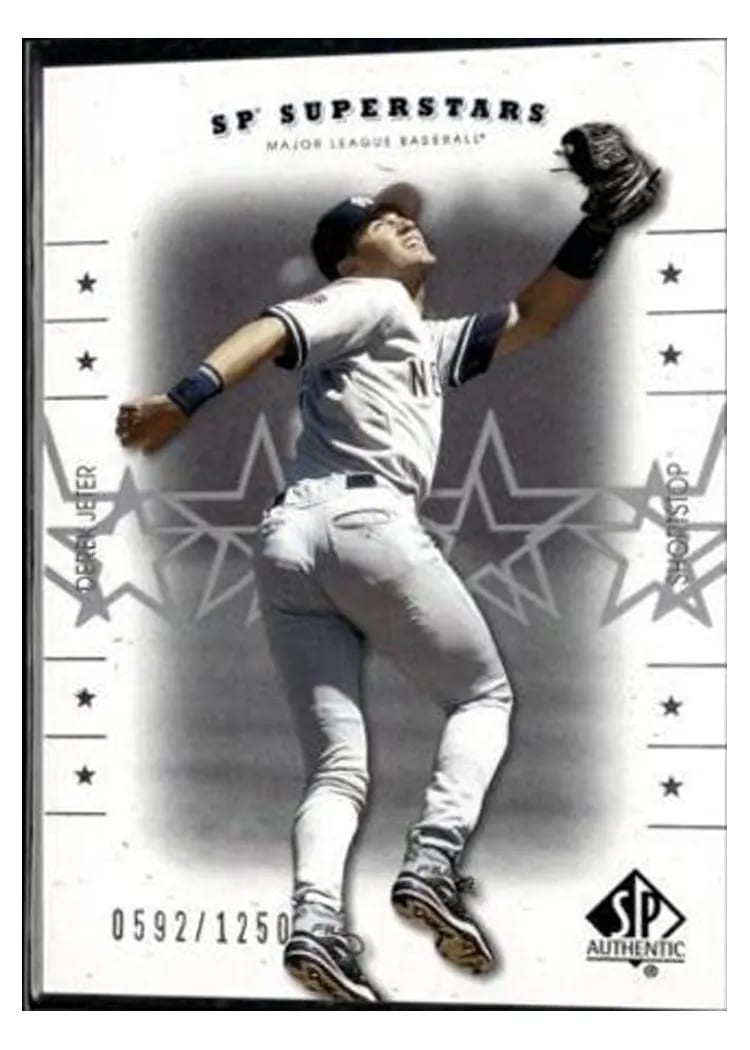 2001 SP Authentic Derek Jeter #138 card