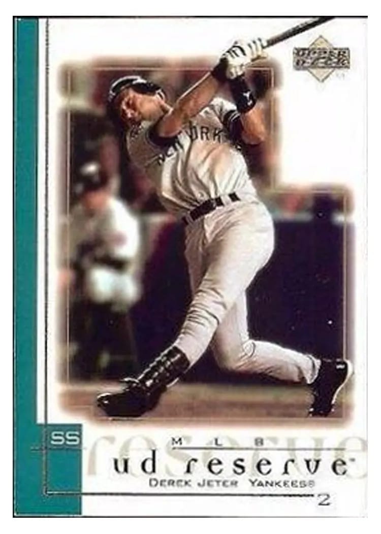 2001 Upper Deck Reserve Derek Jeter #81 card