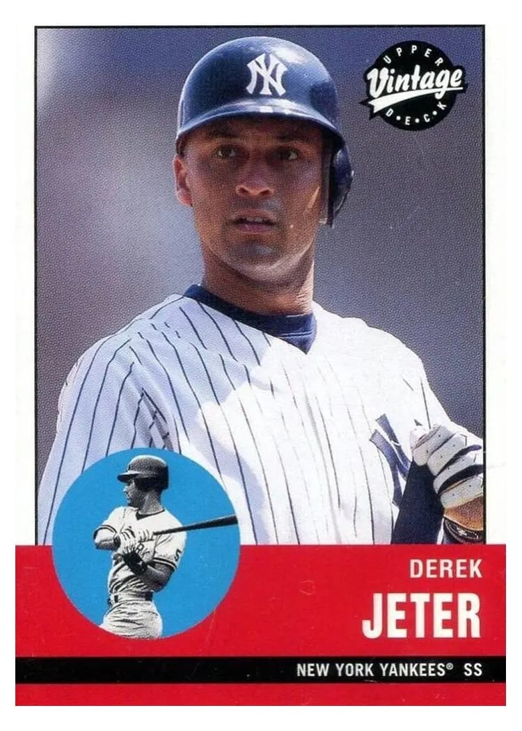 2001 Upper Deck Vintage Derek Jeter #153 card