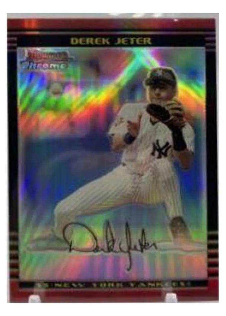 2002 Bowman Chrome Derek Jeter #2 card