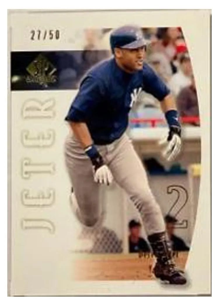 2002 SP Authentic Derek Jeter #39 card