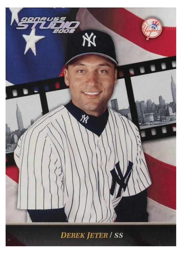 2002 Studio Derek Jeter #197 card
