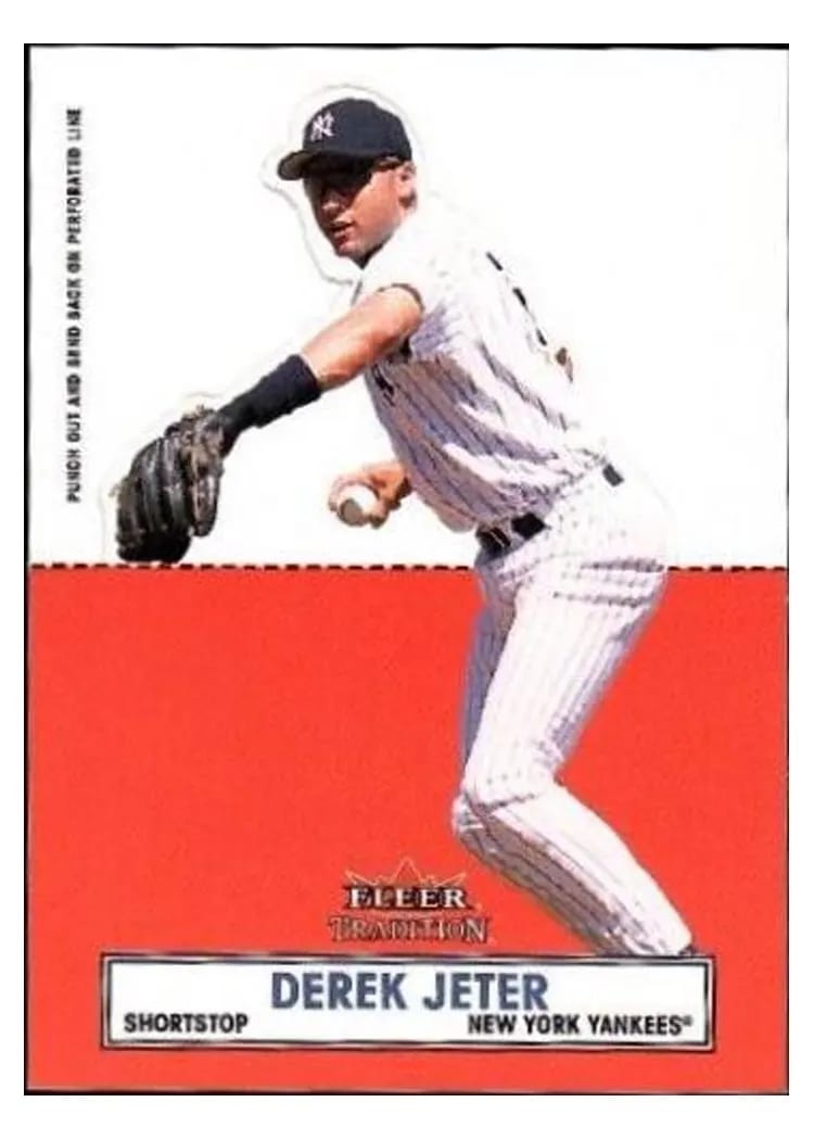 2003 Fleer Tradition Derek Jeter card