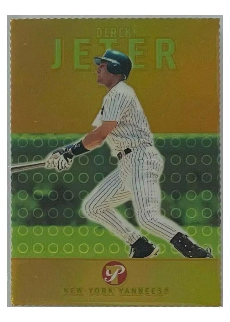 2003 Topps Pristine Derek Jeter Gold Refractor #2 card