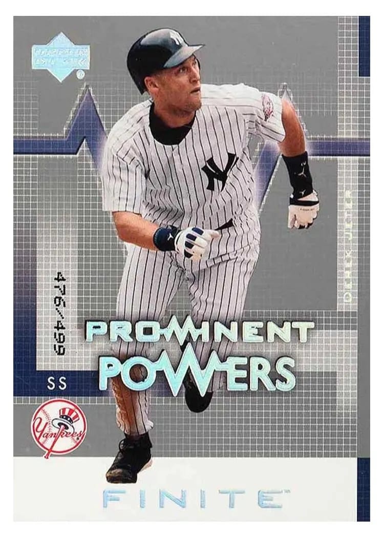 2003 Upper Deck Finite Derek Jeter #159 card