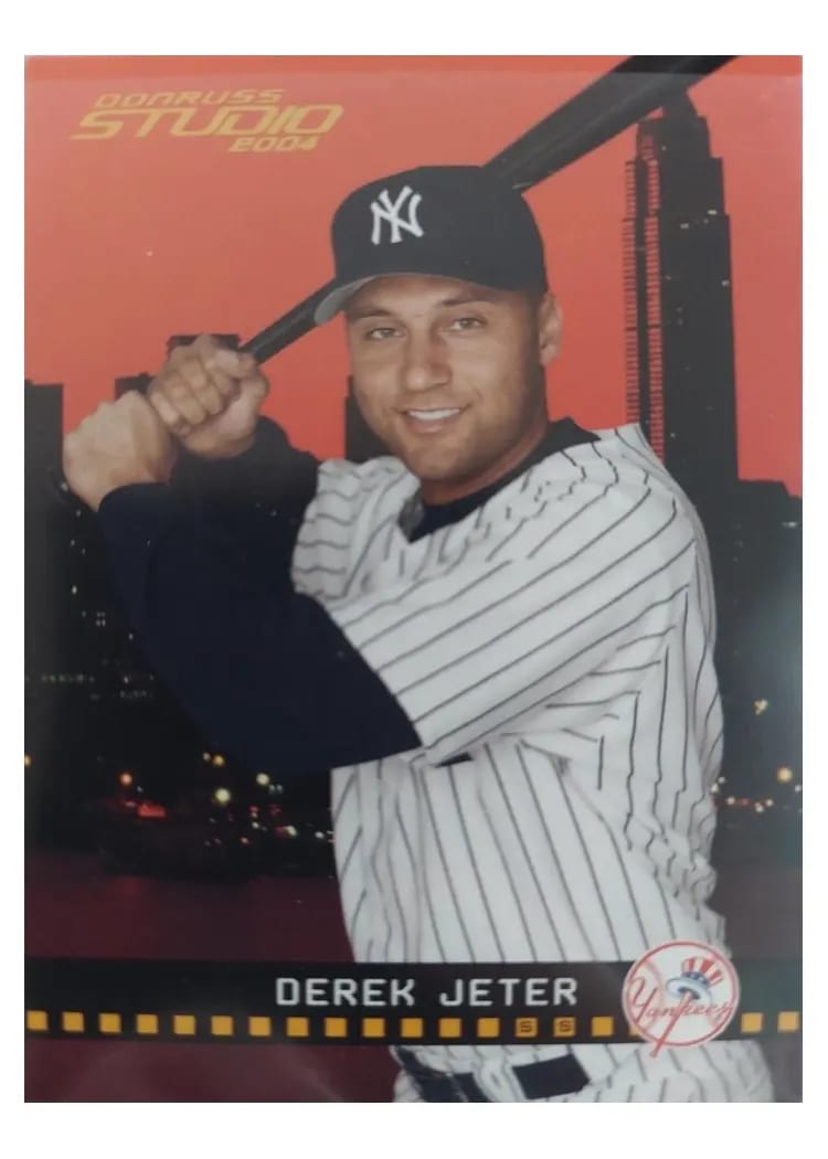 2004 Donruss Studio Derek Jeter #132 card