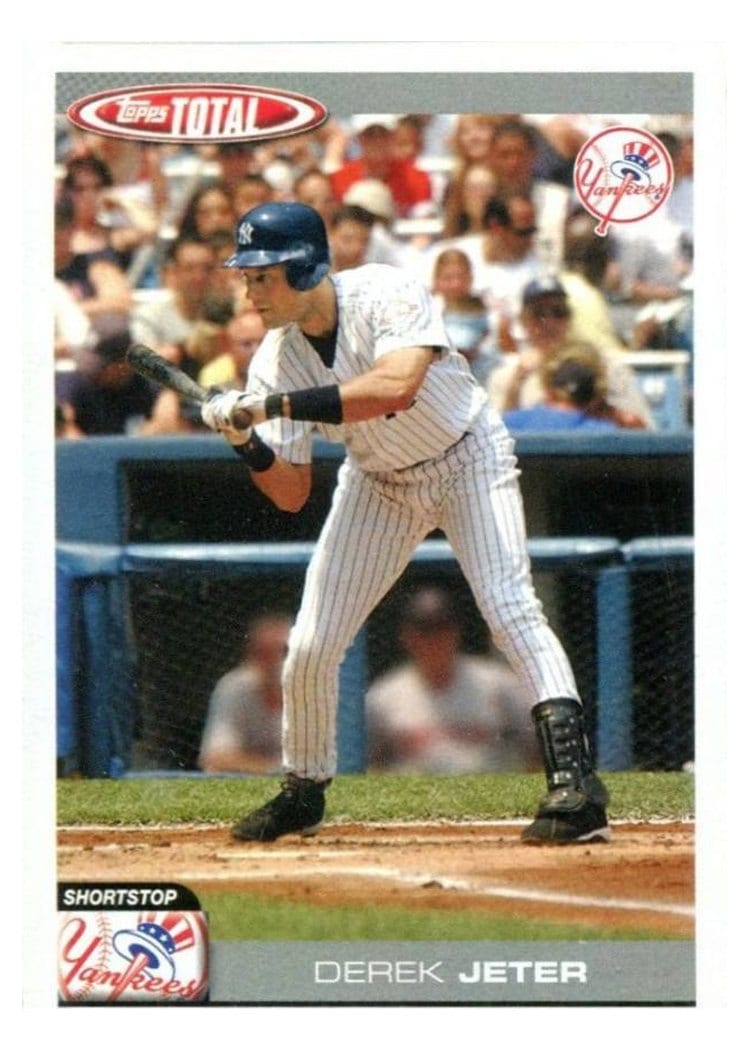 2004 Topps Total Base Set Derek Jeter #600 card