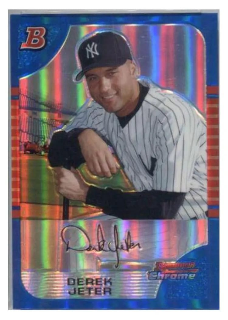 2005 Bowman Chrome Derek Jeter #25 card