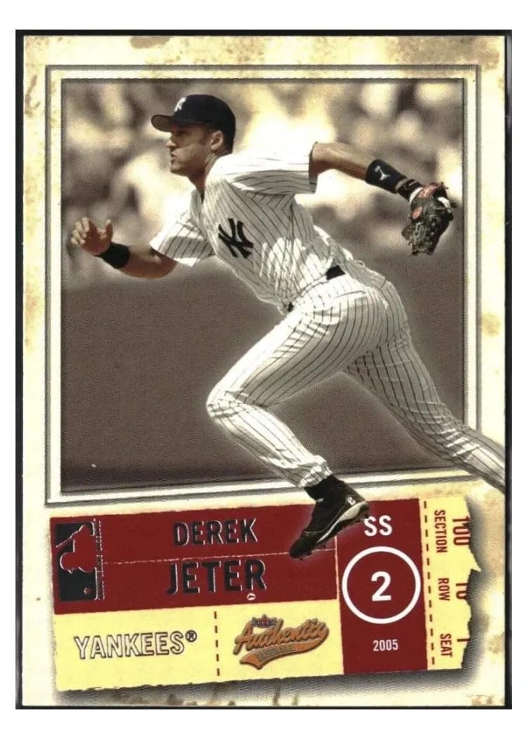 Derek Jeter, 2005 Fleer Authentix
