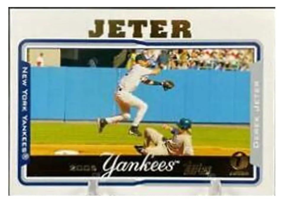 2005 Topps Base Set Derek Jeter #600 card