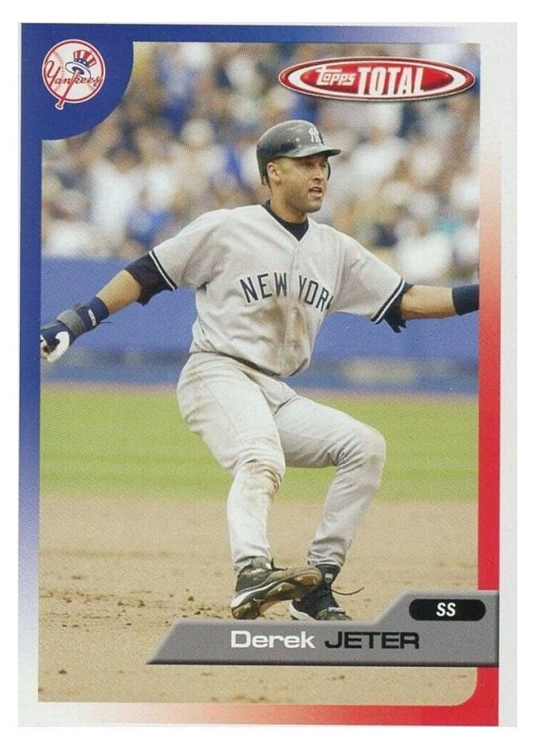2005 Topps Total Base Set Derek Jeter #200 card