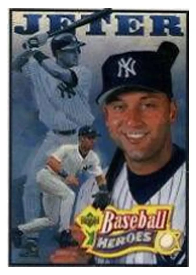 2005 Upper Deck Baseball Heroes Derek Jeter card