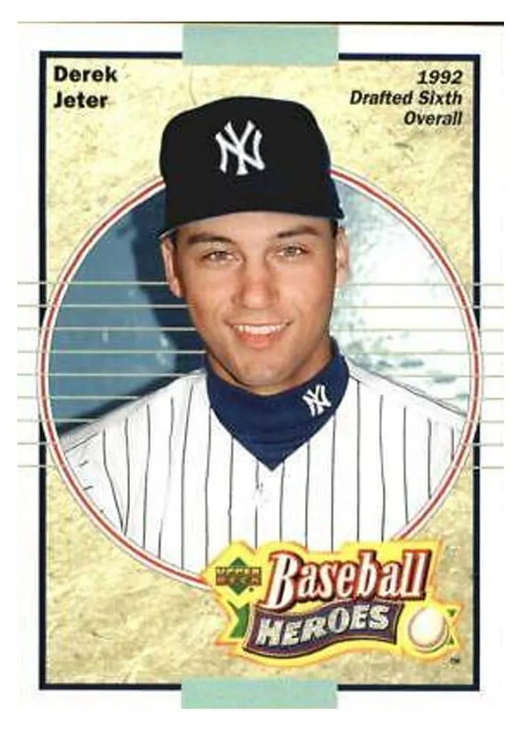2005 Upper Deck Baseball Heroes Derek Jeter #91 card