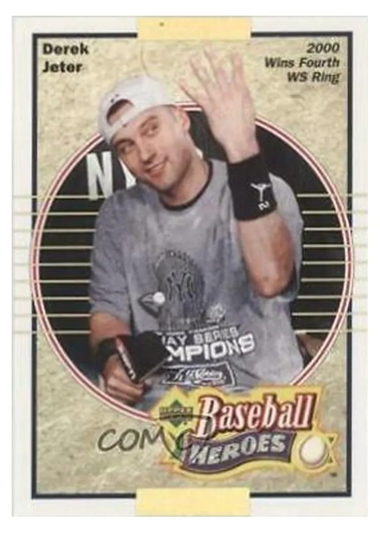 2005 Upper Deck Baseball Heroes Derek Jeter #95 card