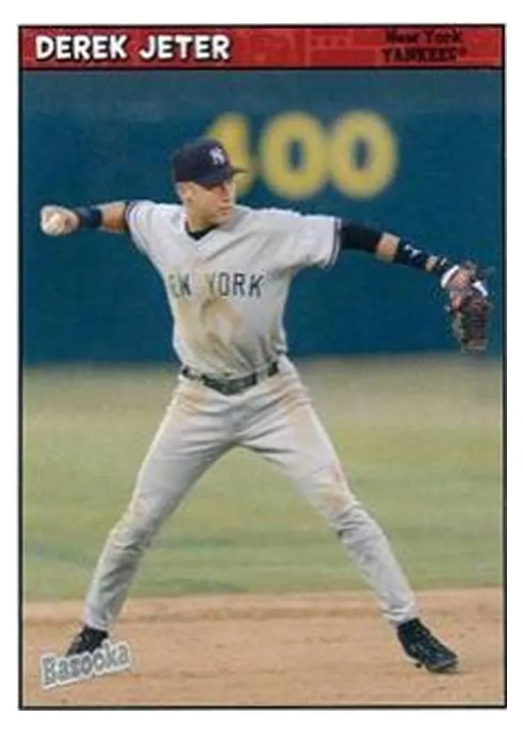 2006 Bazooka Derek Jeter #5 card
