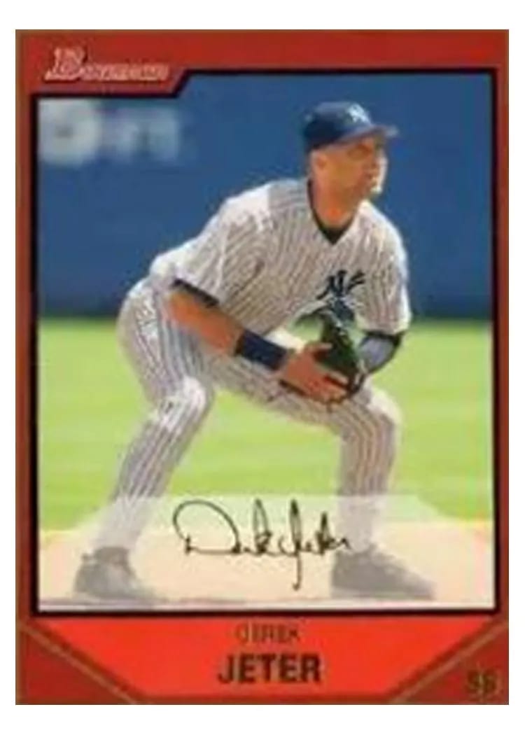2007 Bowman Derek Jeter #90 card