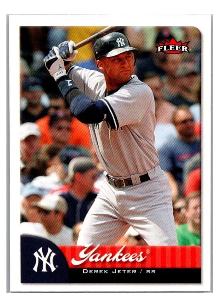 2007 Fleer Derek Jeter #122a card