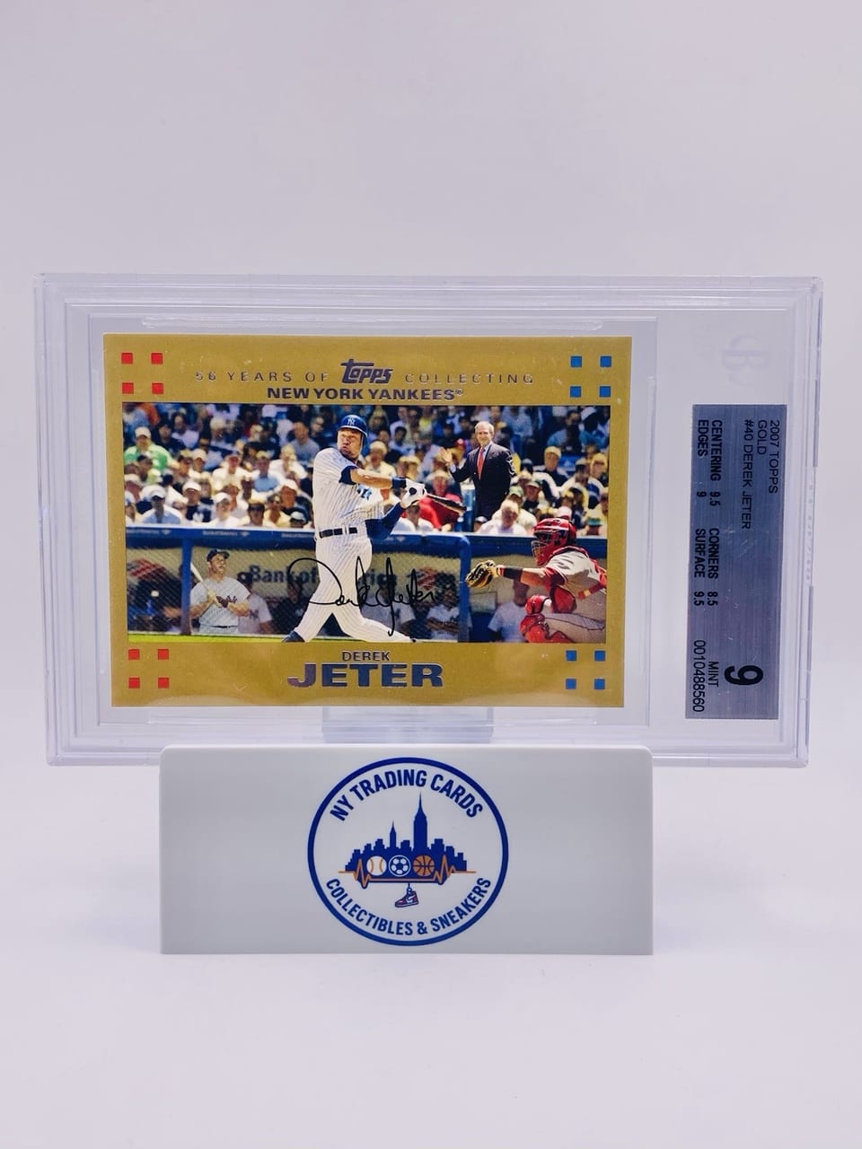 2007 Topps Derek Jeter #40 card