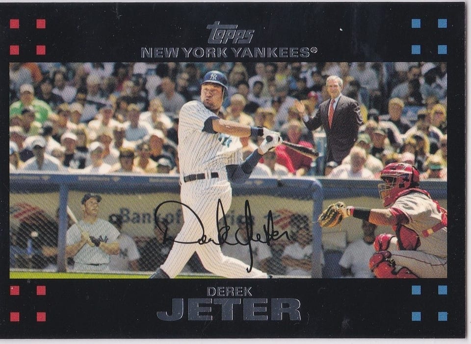 2007 Topps Derek Jeter #40 card