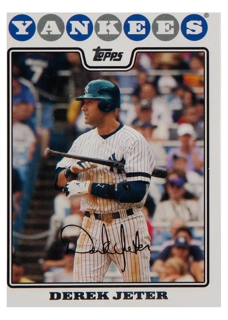 2008 Topps Derek Jeter #455 card