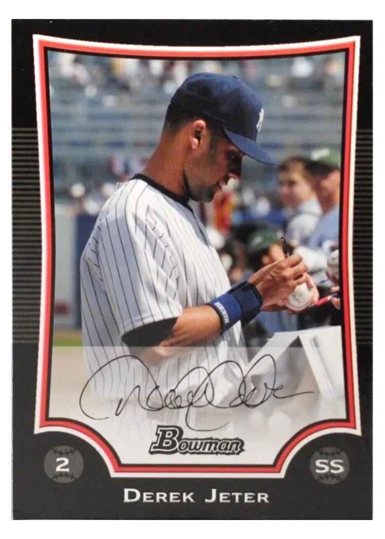 2009 Bowman Derek Jeter #80 card