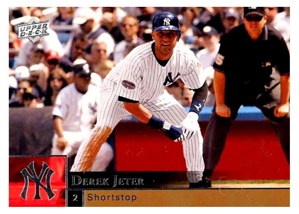 2009 Upper Deck Base Set Derek Jeter #766 card