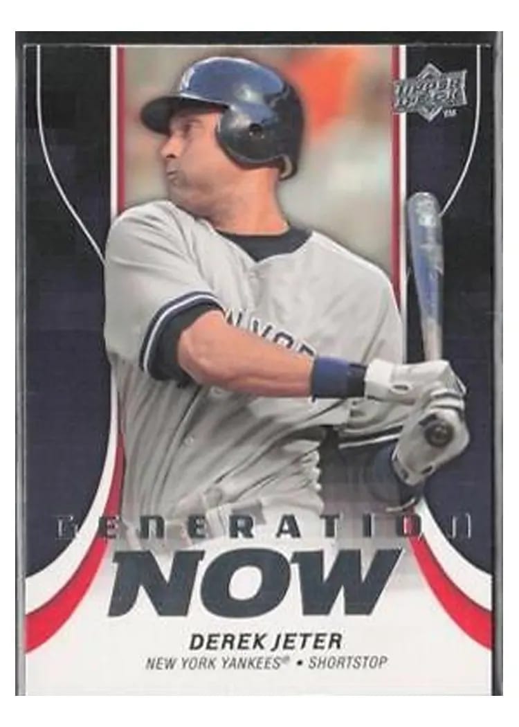 2009 Upper Deck Generation Now Derek Jeter #GN18 card