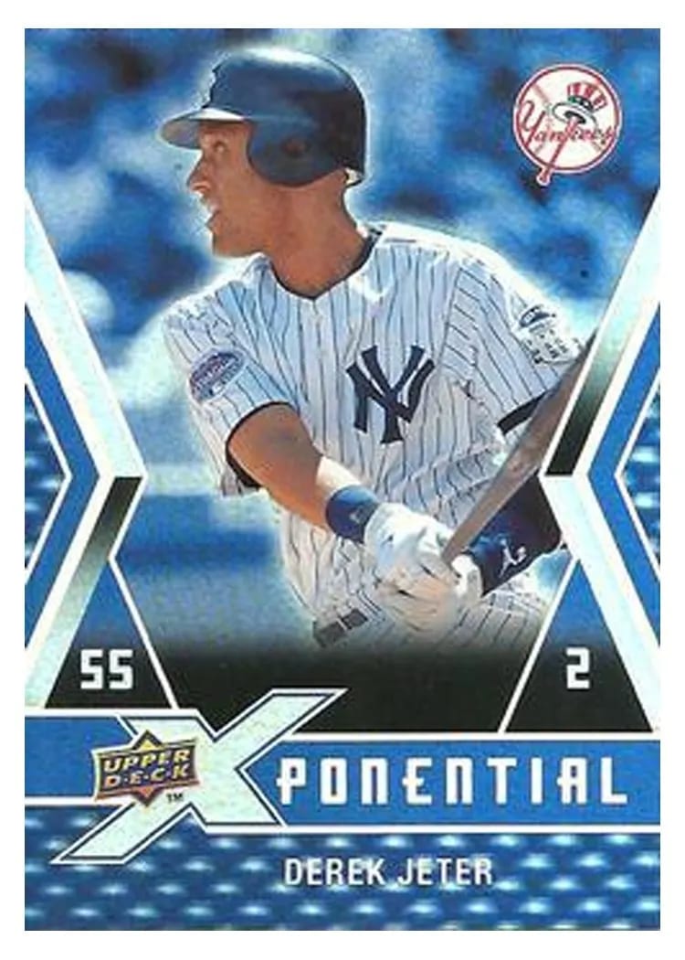 2009 Upper Deck X Xponential Derek Jeter #X-DJ card